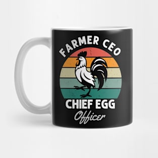 Farmer CEO Chief Egg Officer Mug